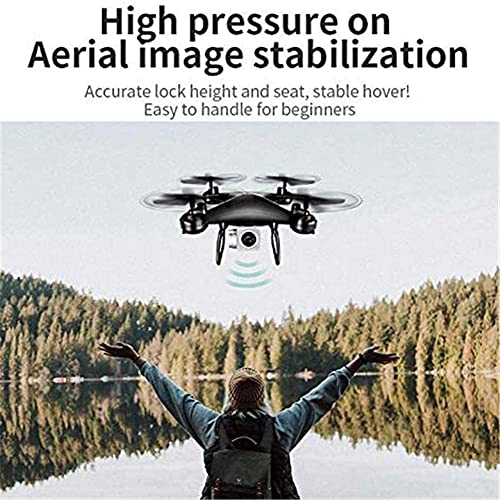 YOBDDD Drone con Control Remoto Gyro de 2,4 GHz y 6 Canales con Acrobacias de Giro de 360 ​​°, Modo sin Cabeza y retención de altitud HD FPV R (dron para Exteriores)