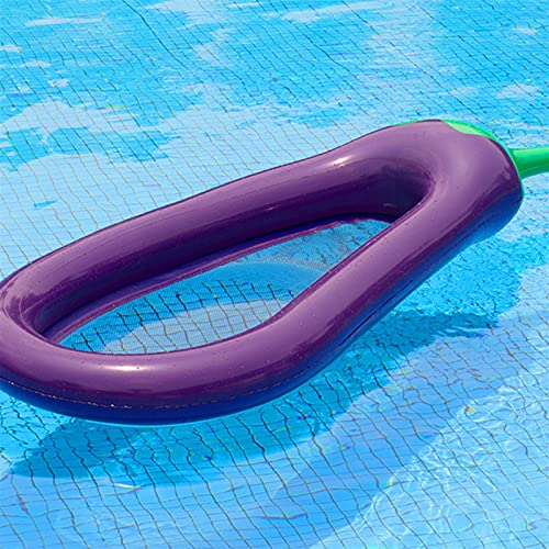 yqs Hamaca de Agua Berenjena Inflable en Forma de balsa Flotante Piscina de Verano Fila Flotante Hamaca Reclinable Reclinador de natación Adultos Agua Partido Juguete (Color : Eggplant)