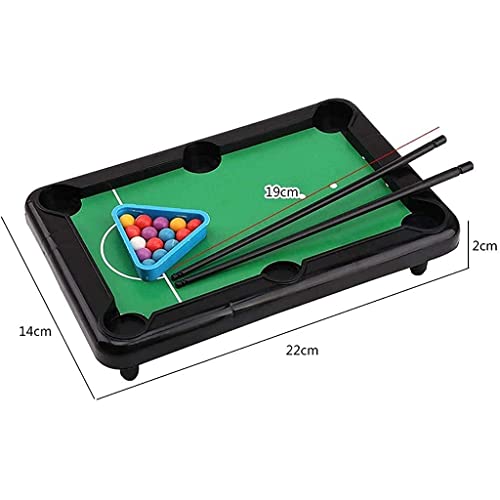 YQTXDS Kids Puzzle Mini Snooker Billiards, Juego de Mesa de Billar, Juego de Arcade en Miniatura Smulated ta (artefacto al Aire Libre)