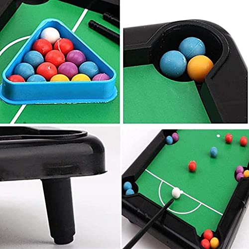 YQTXDS Kids Puzzle Mini Snooker Billiards, Juego de Mesa de Billar, Juego de Arcade en Miniatura Smulated ta (artefacto al Aire Libre)