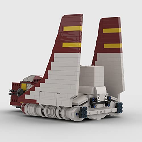 YUNXIAO Serie de bloques de construcción de tecnológica – 830 piezas Sci-Fi MOC-65355 The NU-Class Clone Shuttel MOC MOC-65355 Walker Space Juguete, compatible con Lego Star Wars