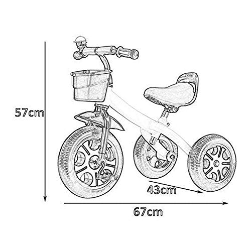 YWAWJ Selección torcer Regalo del muchacho Cumpleaños del coche de Equilibrio Vespa plegable equilibrio del coche Vespa 1-3 años de coches de juguete Vespa pedal de la bicicleta Juguetes antiguo de ni