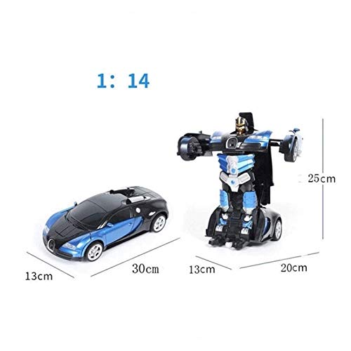 YYQIANG Deformación Control remoto Coche King Kong Autobot Recargable Niño Gesto Inducción Robot Control Remoto Control Rotativo Rotativo Drift Coche Mini Control Remoto Robot Robot Aficiones infantil