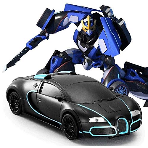 ZAKRLYB Gesto de detección Deformación Robot King Kong Juguete Drift Racing Niños de Carga a Distancia de Control de automóvil en Movimiento Boy Regalo 2.4G RC Stunt Transformers Robot de Coches