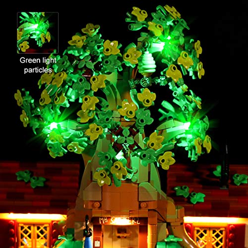 ZCXX Iluminación LED personalizada, juego de luces compatibles con Lego 21326 Winnie the Pooh