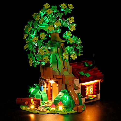 ZCXX Iluminación LED personalizada, juego de luces compatibles con Lego 21326 Winnie the Pooh