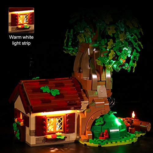 ZCXX Iluminación LED personalizada, juego de luces compatibles con Lego 21326 Winnie the Pooh