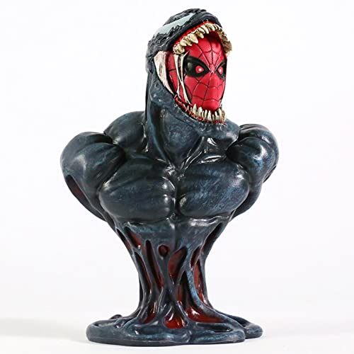 ZKZY The Amazing Bust of Venom Spiderman,PVC Collection Model Toys