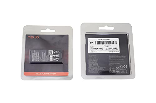 ZYGY 2pcs 3.8V 1100mAh Batería de Litio & 3en1 Cargador para Tello RC Drone-Negro