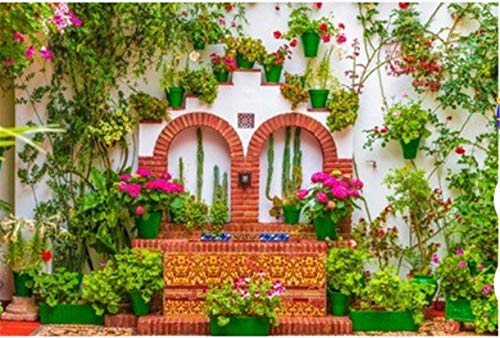 1000 Piezas Rompecabezas Hobbit Canchas Tradicionales con Flores En Córdoba España Hobby Decoración del Hogar Bricolaje