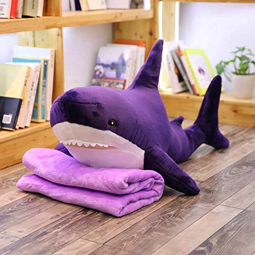 100cm Lindos Juguetes de tiburón de Peluche Relleno de Almohada de tiburón Ruso tiburón de Ike un Animal de Peluche Juguetes de Peces muñeca de Regalo para niños 4 Colores Gris