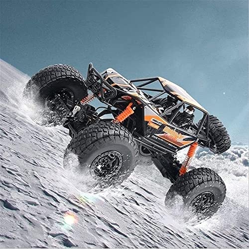 1/10 Large Scale All Terrain Car 4×4 2.4G 4WD Crawler Climber Kid's Birthday Remote Control Toy Car Gift RC Buggy Racing Car Stunt RC Off-Road Remote Control Vehicle Toy (2batterys)