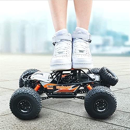 1/10 Large Scale All Terrain Car 4×4 2.4G 4WD Crawler Climber Kid's Birthday Remote Control Toy Car Gift RC Buggy Racing Car Stunt RC Off-Road Remote Control Vehicle Toy (2batterys)