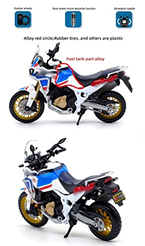 1/18 Aleación Diecast Motocicleta Modelo De Bicicleta De Juguete para Adultos Modelo De Colección para Honda Africa Twin Adventure