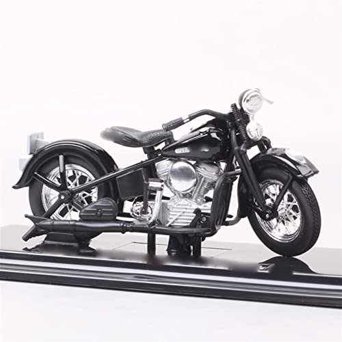 1:18 Vintage 1948 para Harley FL Panhead Big Twin Engine Bike Diecast Modelo De Motocicleta Die Cast Motocicleta