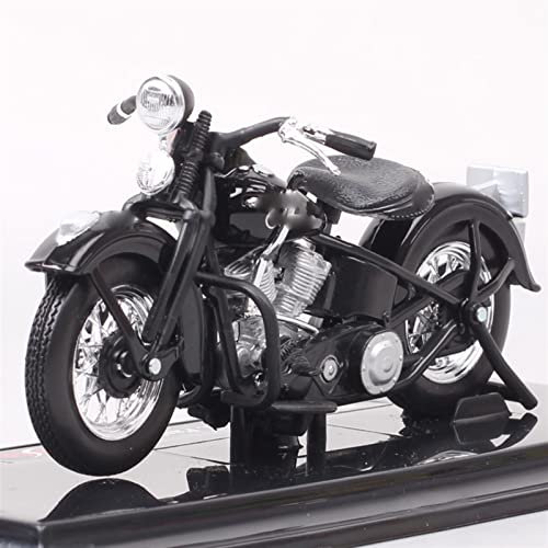 1:18 Vintage 1948 para Harley FL Panhead Big Twin Engine Bike Diecast Modelo De Motocicleta Die Cast Motocicleta