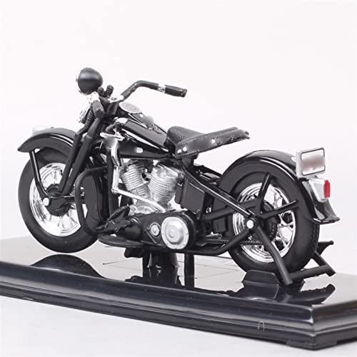 1:18 Vintage 1948 para Harley FL Panhead Big Twin Engine Bike Diecast Modelo De Motocicleta Die Cast Motocicleta