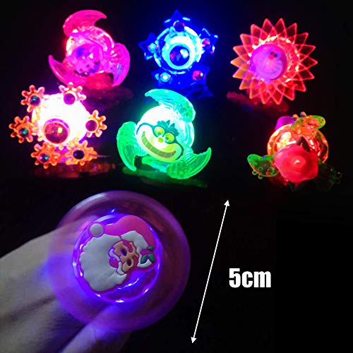 15pcs Vientiane Juguetes Luminosos para Niños, BESTZY Anillos Pulseras Luminosas, Ajustables Ideal para Artículo de Cumpleaños, Premio para Estudiantes, Suministro de Halloween Navidad