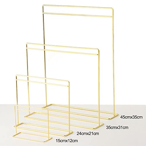 1/6 1/12 Escala Muñeca Ropa Rack Muñecas Accesorios Perchas Miniaturas Muebles Casa de Muñecas Organizador de ropa Jugando Casa Niños Juguete (45 x 35 cm, oro rosa)