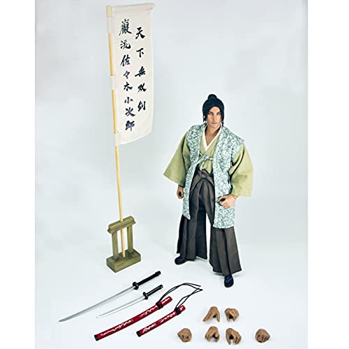 1/6 Figura Samurái Japonesa Figura De Acción De Espadachín Conjunto Figuras De Acción Samurái Que Incluye Cabeza Y Ropa.