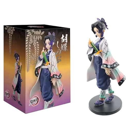 16cm Figura De Anime De Japón Cool Demon Slayer Figura De Acción Anime Personaje Estatua Modelo Colección Figuras Juguetes para Fanáticos (Zenitsu with Box)