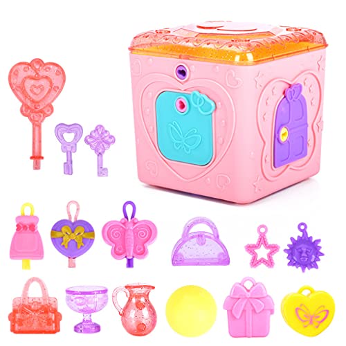 16MG 8x9x8cm/3.15x3.54x3.15in Kids Pretend Jewelry Blind Box Educativo Play House Toy Girls Best GiftTreasure Cajas