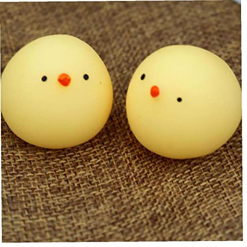 1pc Mini Polluelos Squeeze Toys Animal Antiestrés Mochi Squishy Toy Funny Chiste Regalo para Niños Adultos