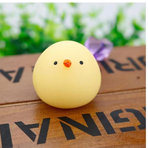 1pc Mini Polluelos Squeeze Toys Animal Antiestrés Mochi Squishy Toy Funny Chiste Regalo para Niños Adultos