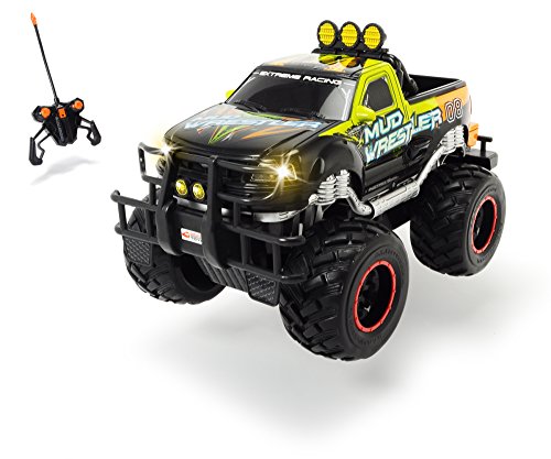 201119455 Dickie Toys RC Ford F150 Mud Wrestler - Coche todoterreno teledirigido, Incluye Pilas, 30 cm , color/modelo surtido