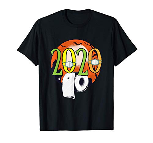 2020 Calabaza con máscara I Papel higiénico I Halloween Camiseta