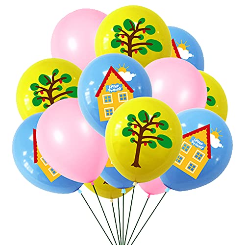 21 piezas Globos de papel de aluminio para fiesta de cumpleaños con temática de Peppa Pig, lindos globos de papel de cerdo rosa para Peppa Pig y George Pig - Globos de fiesta