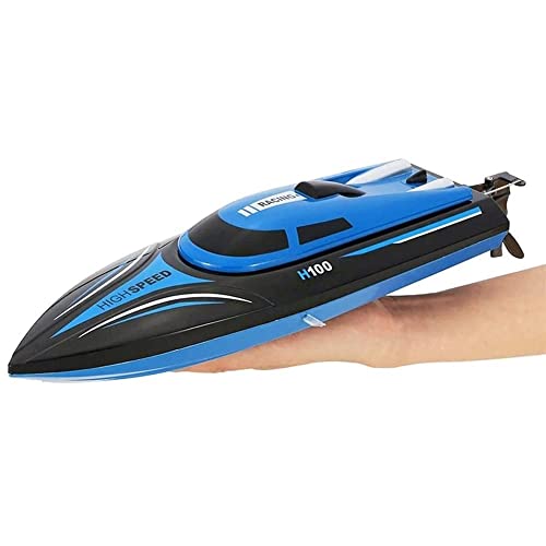 2.4G Waterproof RC Boat High-Speed RC Boa 180° Flip 20KM/H High Speed Electric Remote Control Boat Extreme Speed Rowing Boat Water Children's Toy Boat (Size : 2battery) (2battery)