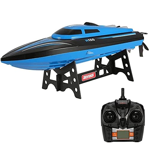 2.4G Waterproof RC Boat High-Speed RC Boa 180° Flip 20KM/H High Speed Electric Remote Control Boat Extreme Speed Rowing Boat Water Children's Toy Boat (Size : 2battery) (2battery)