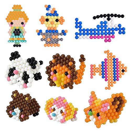 2600PCS Bead 20 Colores Fuse Craft Sticky Beads Kit Set con Pinzas Pegboards Pen para Niños Niños DIY Artesanía Juguetes Educativos