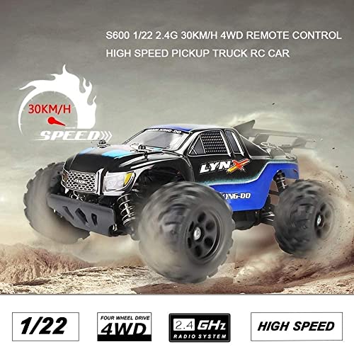 30 km / h Camión de carreras de deriva de alta velocidad 1/24 Todo terreno Bigfoot Climbing Monster Car 4WD 2.4GHZ Coche eléctrico RC controlado por radio Camión Vehículo todoterreno Regalo para juego