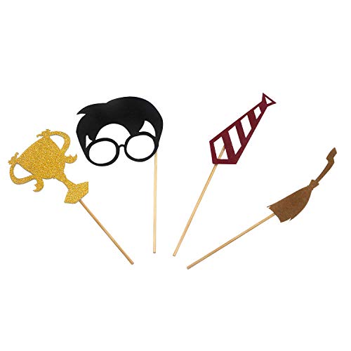 30 Pack Harry Potter Inspired Cupcake Toppers Harry Potter Wizard Fiesta de cumpleaños Decoraciones Suministros