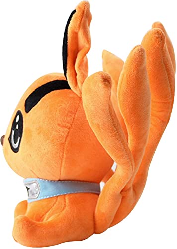 30Cm lindo Anime Naruto Kyuubi Kurama nueve colas zorro juguetes de peluche realistas dibujos animados muñecos de peluche animales regalos de cumpleaños dormitorio Oficina Deco