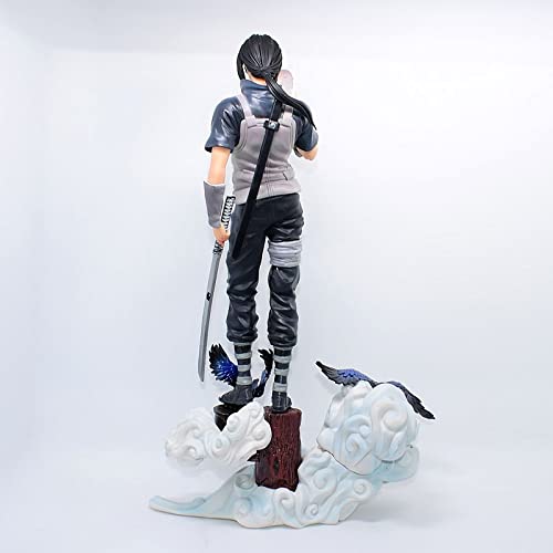 35cm Anime Action Figures,Naruto Akatsuki Anbe Uchiha Itachi Figura PVC Colección Modelo Juguetes