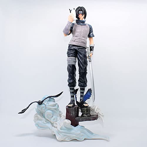 35cm Anime Action Figures,Naruto Akatsuki Anbe Uchiha Itachi Figura PVC Colección Modelo Juguetes