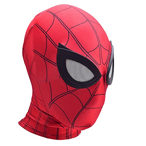 3D Spiderman Máscaras Spider Man Cosplay Disfraces Lycra Cabeza Cubrir Superhéroe Role Play Props Halloween Performance Headgear,adulto-Spiderman C