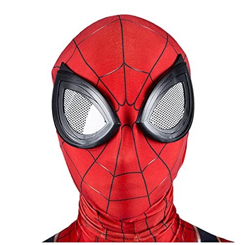 3D Spiderman Masks Spider Man Kids Cosplay Disfraces Máscara Lentes de Superhero Lentes Halloween Partido Paño Mascarilla Play Play Traje Mascarilla Mascarada Máscara,2