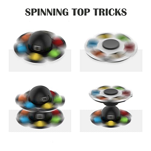 3pcs Pop Fidget Spinner Toys, Bubble Pop It Juguete, Mágico Spinning Juguetes Sensorial, Popit Fidget Toys, Dimple Sensory Antiestres el Juguete para TDAH Autismo Adultos Niños