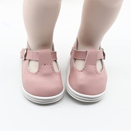 5.5 * 2.8cm PU Zapatos for Bjd Muñecas de moda de 14 pulgadas Mini zapatos y Exo ruso Bricolaje Zapatos hechos a mano Accesorios de muñeca Juguetes Muñeca Ropa Tienda Ventana Muñeca ( Color : Red )