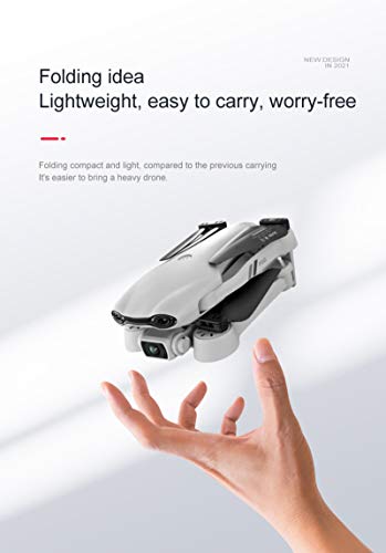 6K HD WiFi GPS Drone with Dual Camera for Adults, F10 FPV Professional Drone RC Quadcopter for Beginners with 5G Real Time Transmission, Follow-me, Gesture Beautify Photo, 75 Mins Flight Time