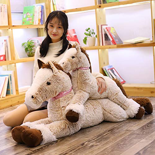 90cm / 120cm Creatividad Lindo Kawaii Unicornio Peluches Gigante Animal de Peluche Caballo Juguetes para niños Muñeca Suave Hogar Regalo de cumpleaños 90cm