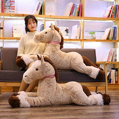 90cm / 120cm Creatividad Lindo Kawaii Unicornio Peluches Gigante Animal de Peluche Caballo Juguetes para niños Muñeca Suave Hogar Regalo de cumpleaños 90cm