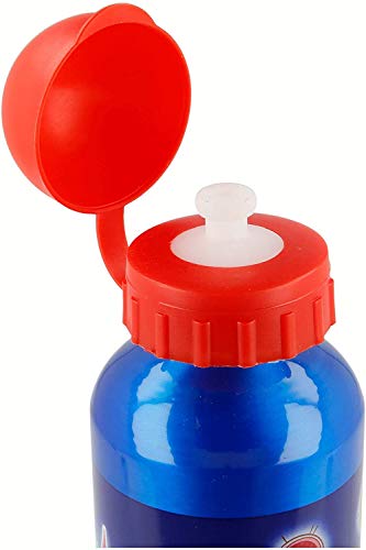 9938, Botella Aluminio Pj masks, Capacidad 400 ml; Vuelta al Cole