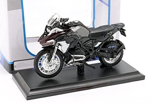 AAXYZX Modelo Motocicleta Motocicleta Modelo Diecast Compatible with B-M-W 2017 R1200GS 1:18 Motocicleta Diecast Modelo Miniatura Raza Juguete Regalo