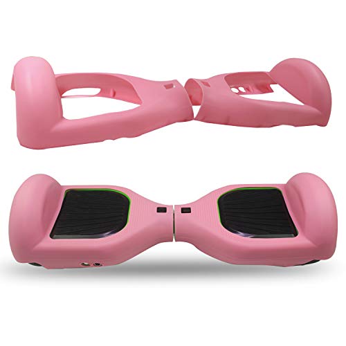 ABBY Protectora Silicona para 6.5" Smart Scooter Balance Patinete Electrico Hoverboard Cover (Rosado)