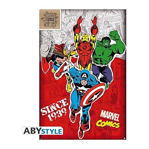 ABYstyle Póster Hero 1939" Marvel, 91,5 x 61